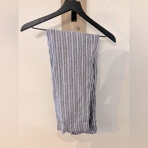 Briggs New York Gray and White Striped Pants